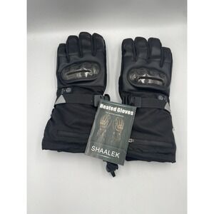 Shaalek Heated Gloves Unisex Black Rechargeable for Fishing, Skiing & Motorcycle